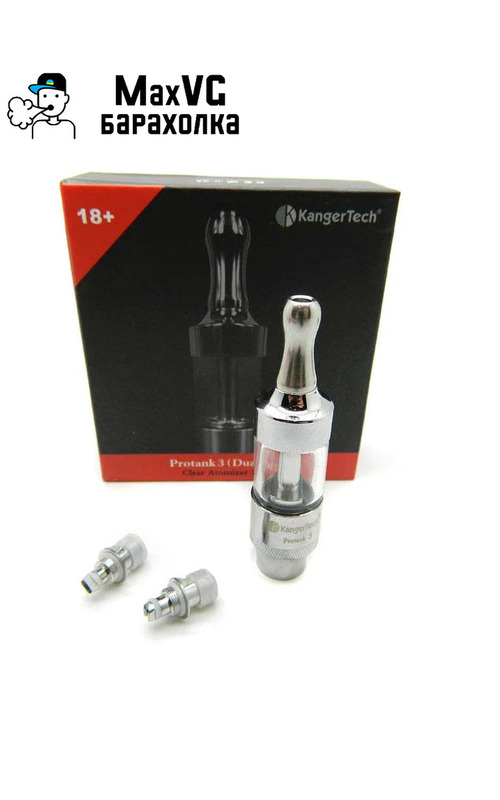 Клиромайзер Kangertech ProTank 3 Dual Coil, набор - 2/3