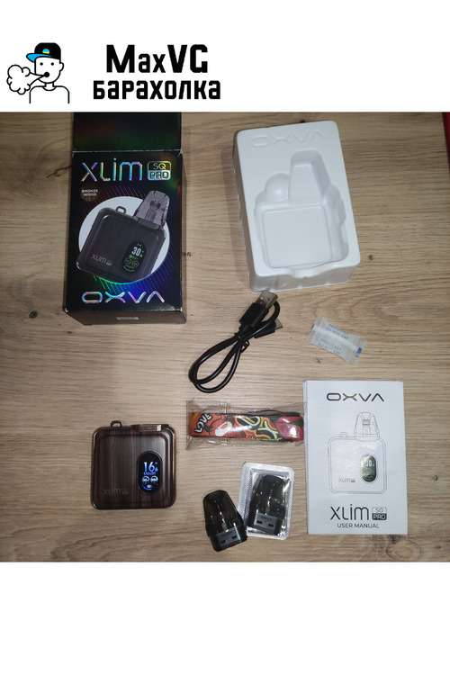 OXVA Xlim SQ Pro 1200mAh НОВА + 60мл Персик