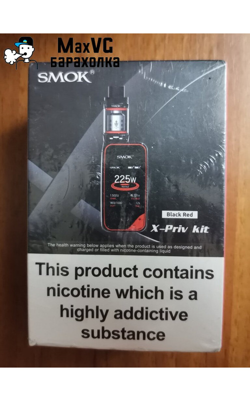 СтартовИй набІр Smok X-PRIV Kit Black Red (SMXPRVR)